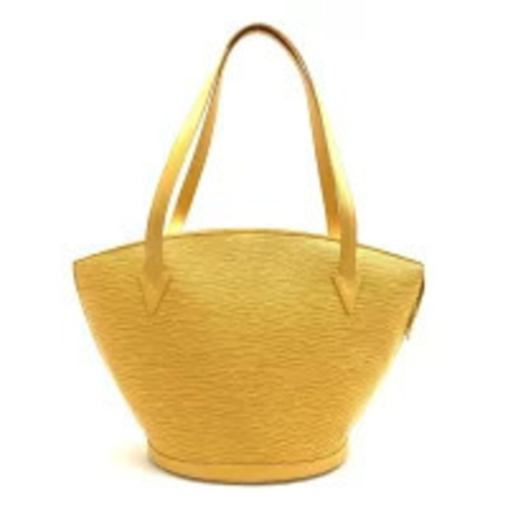 Louis Vuitton Saint Jacques Shopping Shoulder Bag Epi Leather Tassili Yellow